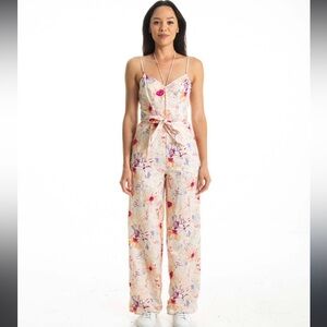 PAIGE Akari Jumpsuit Cream Size 4 NWOT